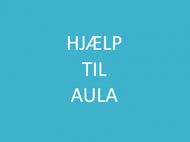 Hjælp til AULA